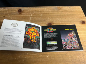 Folleto manual de instrucciones Double Dragon III 3 NES SOLAMENTE - 1990 Akklaim Nintendo