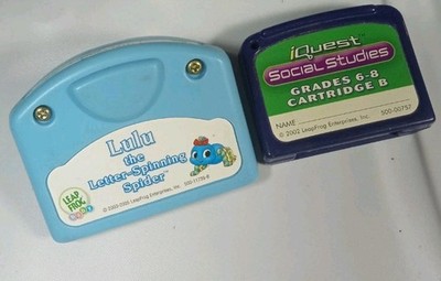 3 LeapPad game cartridges