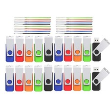 16GB Flash Drive 20 Pack, Wooolken USB 2.0 Memory Stick Thumb Drive Jump Driv...