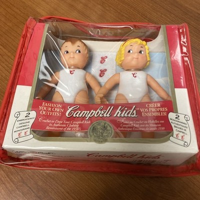 VINTAGE CAMPBELL SOUP KIDS 1995 DOLLS 5''