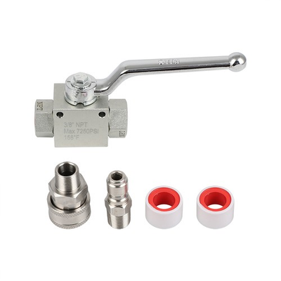 #ad #ad Stainless Steel High Pressure Washer Ball Valve Kit for Power Washer Hose 3 8 In $33.31