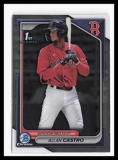 2024 Bowman Chrome Prospects #BCP-14 Allan Castro Boston Red Sox RC 1st 14