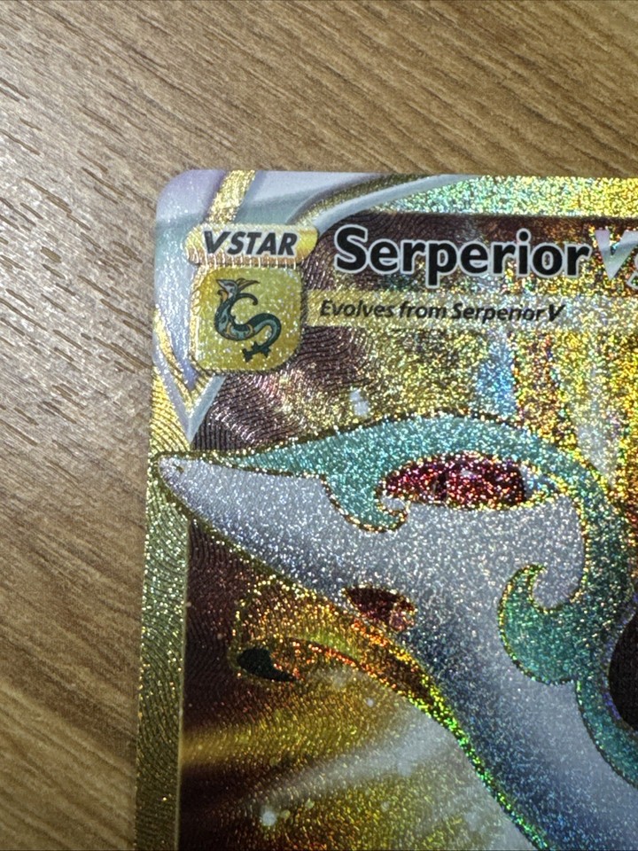 Serperior Vstar 210/195- Silver Tempest - Full Art - Tarjeta Secreta De Pokemon Gold