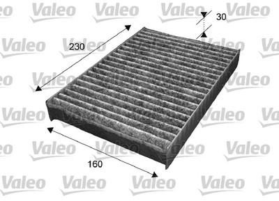 VALEO 715538 Innenraumfilter Aktivkohle für LOGAN MCV KUBISTAR CLIO II KANGOO