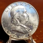 CHOICE BU 1963  Franklin Half Dollar - NICE UNC Coin 90% Silver