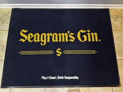 Seagram s Gin Welcome Mat Rug 3ft x 5ft - NEW