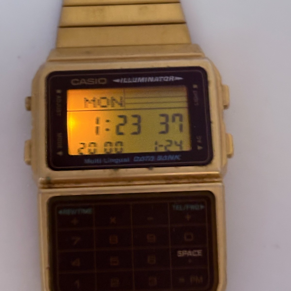 Buy CASIO DBC-611G Data Bank Watch Retro Gold Quality Collector