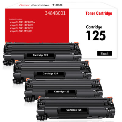 4x Toner Cartridge for Canon 125 ImageClass LBP6000 LBP6020 LBP6030w MF3010