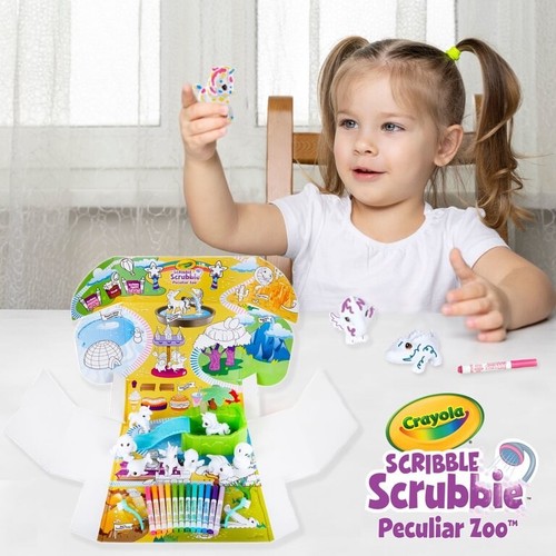 Crayola 74-7430-E-000 Washimals Peculiar Zoo Playset - Picture 7 of 11