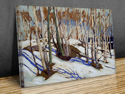 Early Spring Tom Thomson mounted canvas print wall art