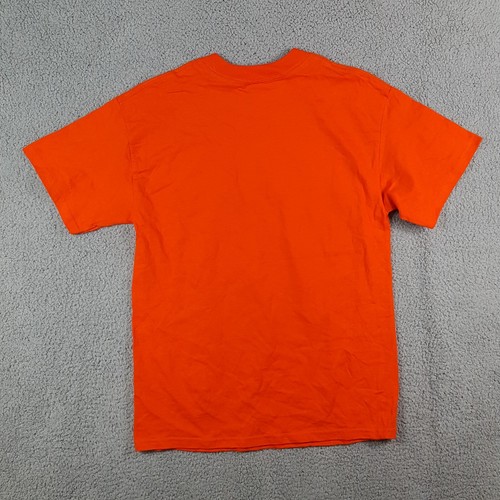 Y2K Biker Motorcycle Vintage Orange Men's Medium Retro T Shirt Grunge American - 第 3/5 張圖片