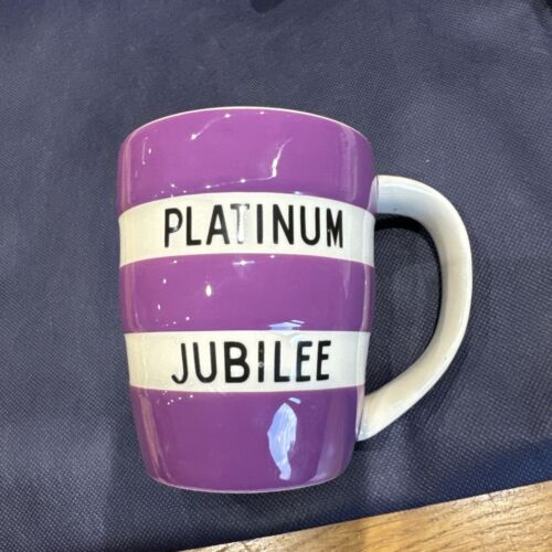 Cornishware Red Platinum Jubilee. Rare Hard To Find. Purple. - Foto 1 di 22