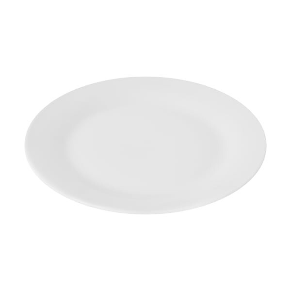 Dinner Set White 4x Dinner Plates 4x Side Plates 4x Bowls 12 Pcs