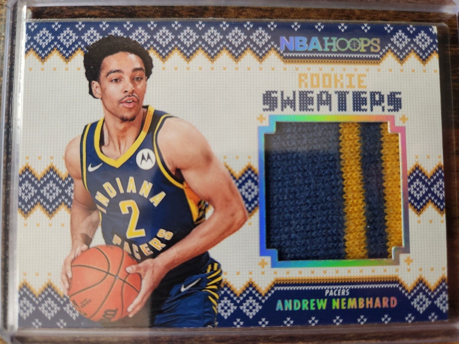 2022-23 NBA Hoops Winter Andrew Nembhard Rookie Sweaters RC #RS-AN Pacers