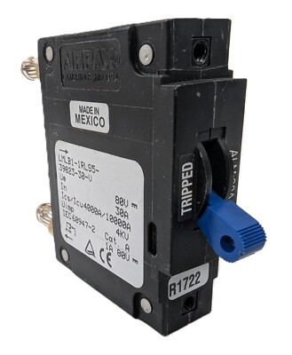 Sensata AIRPAX LMLB1-1RLS5-39823-30-V Circuit Breaker 80V 30A 1 Pole Bullet NEW