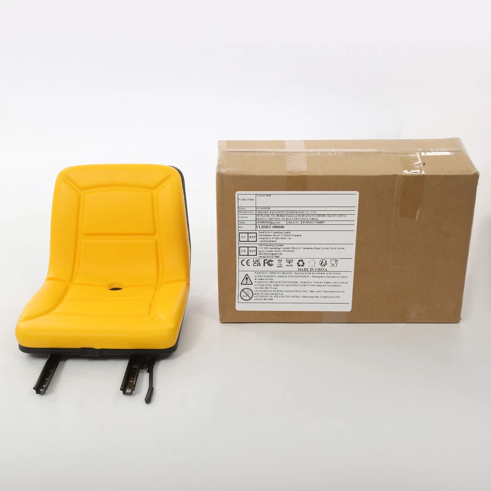 Asiento de tractor universal asiento de cortacésped compacto ajustable 100 kg/220,46 lb Foto 3 de 4