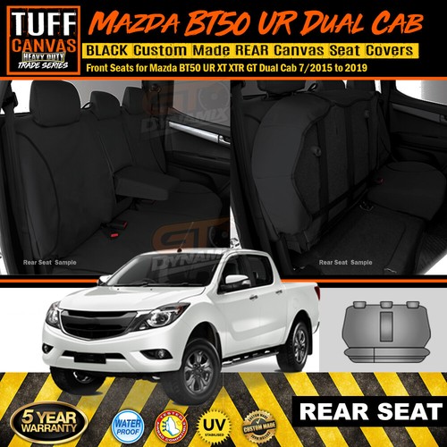 TUFF HD TRADE Canvas REAR Seat Covers Mazda BT50 UR XT XTR BT50 7/2015