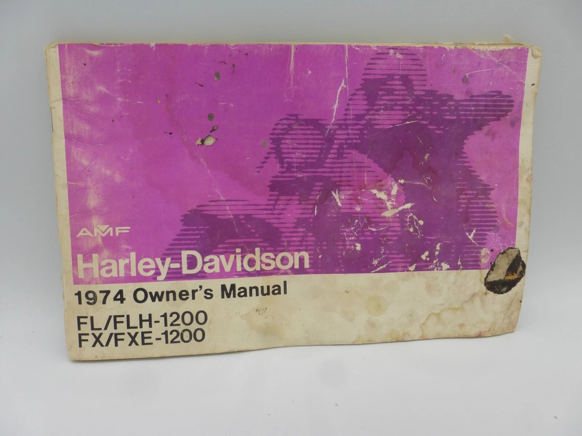 Harley Davidson FLH Motorcycle Repair Manuals & Literature for