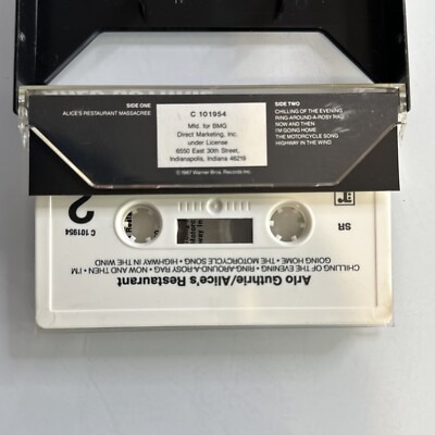 Arlo Guthrie Alice's Restaurant (Cassette) Record Club Version