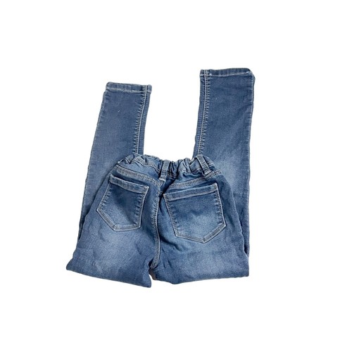 Members Mark Girls Knit Denim Jeans Size 6 Dark Wash Skinny Ankle Adjustable - Picture 5 of 5