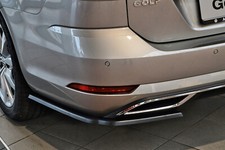 Bi Heckansatz Diffusor Spoilerecken Seitenteile ABS für VW Golf 7 Variant FL
