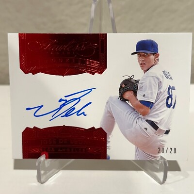 2017 Panini Flawless Rookie RC Auto Ruby /20 Jose De Leon #FRS-JDL Dodgers