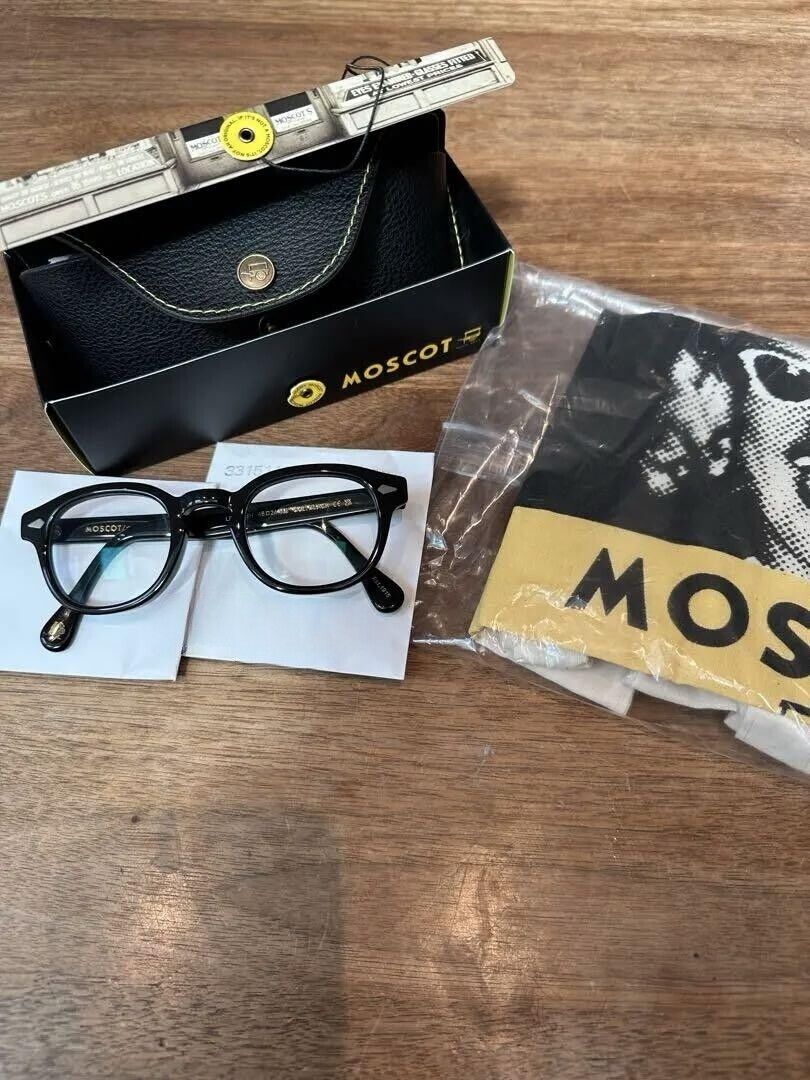 MOSCOT LEMTOSH 46 24-145 SUNGLASSES BLACK FRAME WITH UV CUT MOSCOT LEMTOSH 46 24-145 SUNGLASSES BLACK FRAME WITH UV CUT