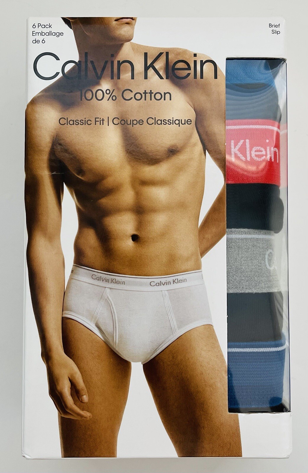 been adviseren kunstmest Calvin Klein CK Cotton Classic Fit 6 Pack Brief Men's Sizes M L BRAND NEW |  eBay