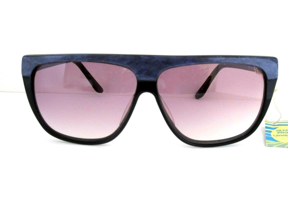 Oleg Cassini Vintage Oversized Sunglasses, Black/Gray Marbled Frame Oleg Cassini - Mod 1174 Sunglasses for Women – ModaFrames main image 3
