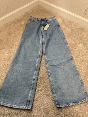 NWT- Tommy Hilfiger 'Claire' High Rise Wide Leg Jeans - Size W27xL30
