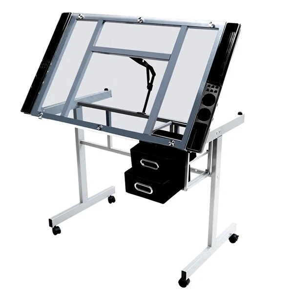 Height Adjustable Drafting Drawing Table for Kids Drawing Desk w