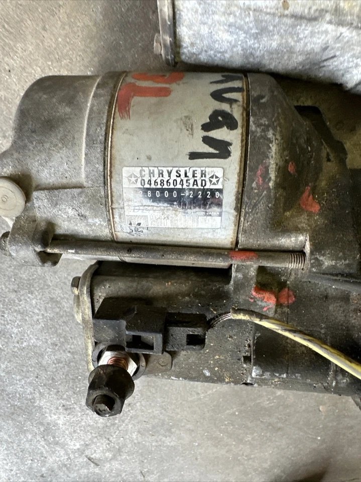 04686045AD Motor De Arranque 3.8L 04 05 06 PACIFICA 3.3L Y 3.8L OEM Foto 3 de 4