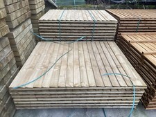 ⭐️ Pressure Treated Wooden Garden Fence Panels 2Ft 3Ft 4Ft 5Ft 6Ft