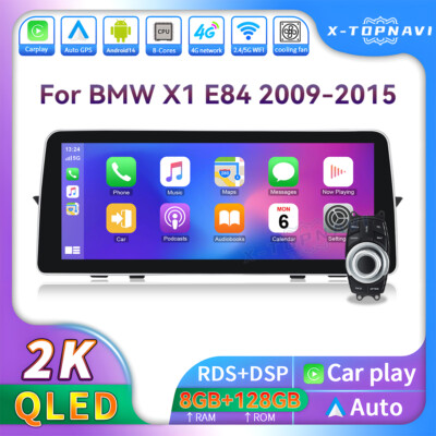 128GB CarPlay Touchscreen Radio Android 14 DAB+ GPS WIFI Für BMW BMW X1 E84 NBT