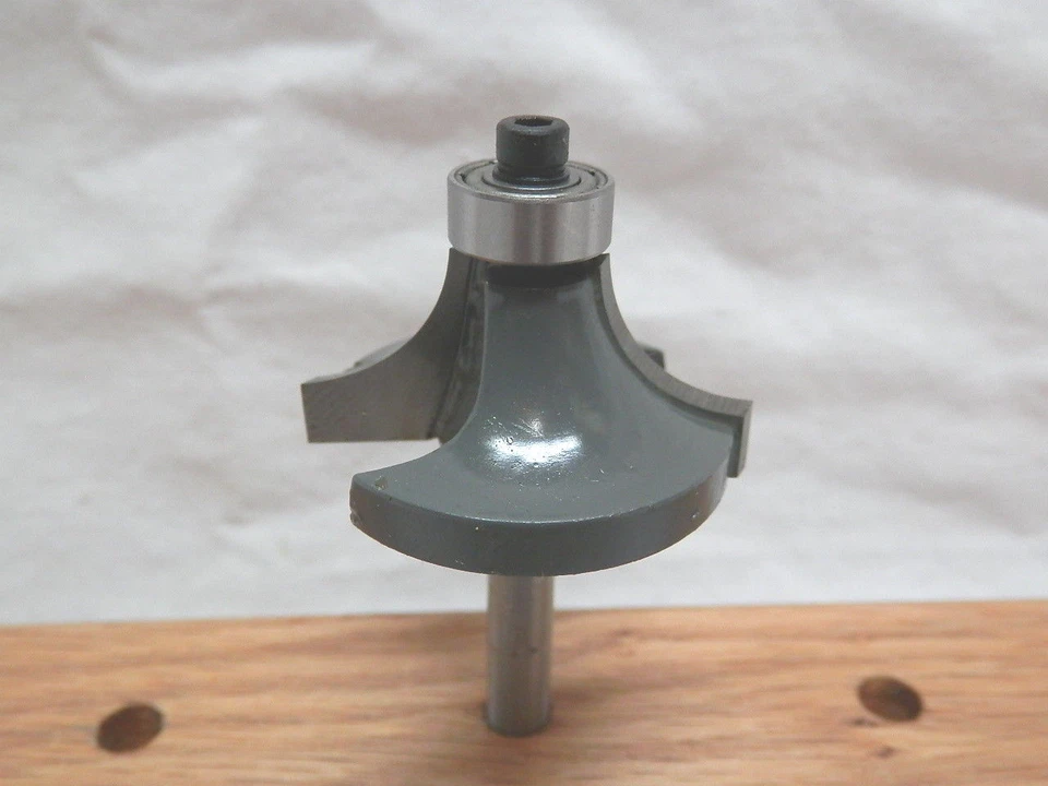 (1) NUEVO MLCS 1/2" R Roundover Carburo Punta Router Broca 1/4" Rodamiento de vástago n2 Foto 4 de 4