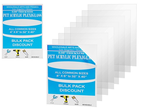 0,06" klare Plexiglasplatten transparente Acrylplatte, Lucit, PET, Polystyrol - Bild 2 von 7