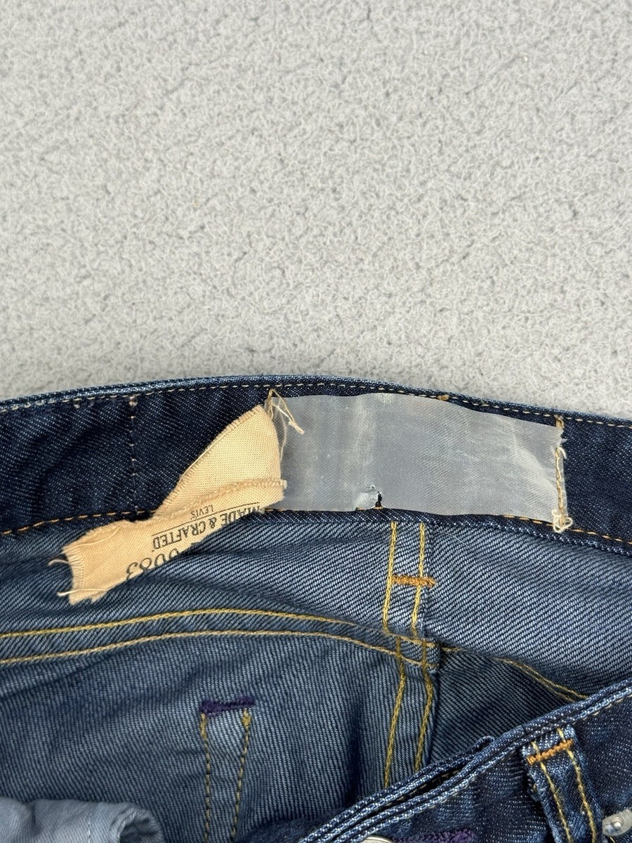 Levi's Made Crafted Tack Slim Jeans Mens 29x31 Blue Zip Fly 5