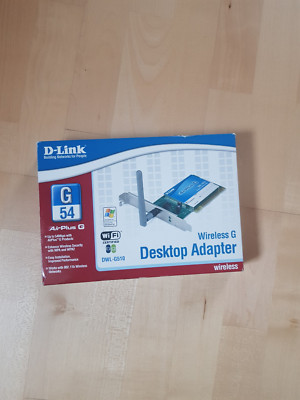 D-Link AirPlus DWL-G510 Wireless G Desktop Adapter,  PC WLAN Karte