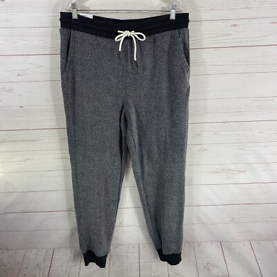 Members Mark Mens Reverse Fleece Jogger Pants XL Gray Pockets 33x28.5 New