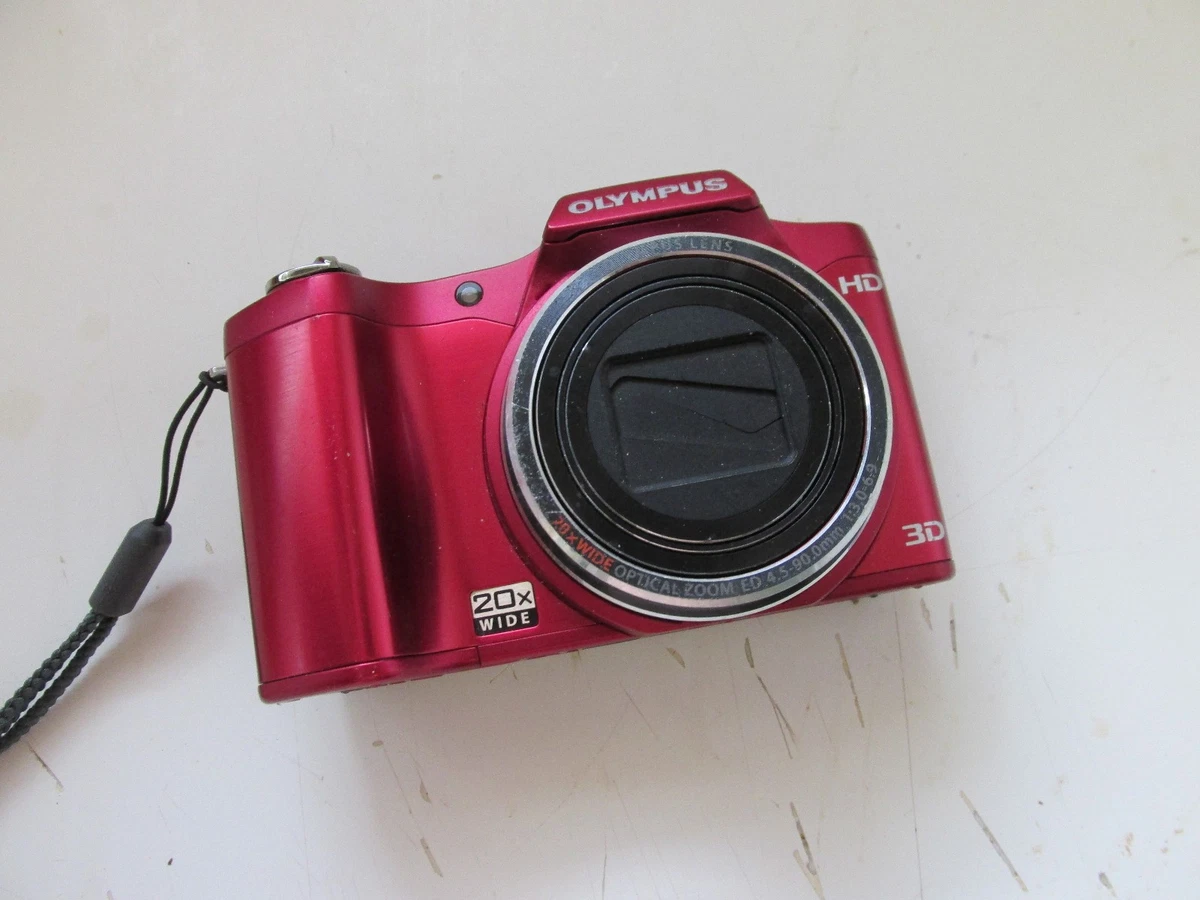 Olympus SZ-11 HD Digital Camera Red 14 MP 20x Optical Zoom with LI