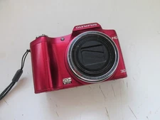 Olympus SZ-11 HD Digital Camera Red 14 MP 20x Optical Zoom with LI-50B Battery