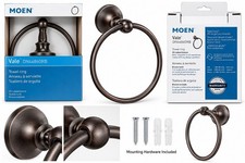 Moen DN44860RB Oil Rubbed Bronze Towel Ring From The Vale Collection