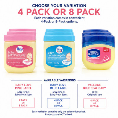 Baby Petroleum Jelly Skin Protectant Diaper Rash Moisturizer Baby Care
