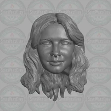 Kendra Saunders Hawkgirl unmasked custom head for 1:18 1:10 1:12 1:6 figures