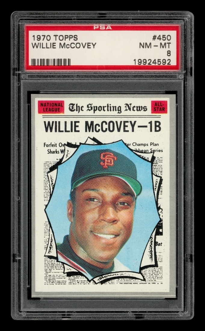 1970 Topps Set-Break #450 Willie Mccovey PSA 8 NM-MT