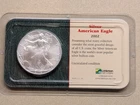 2002 SILVER AMERICAN EAGLE DOLLAR~$1~Uncirculated Sealed~LITTLETON COIN COMPANY