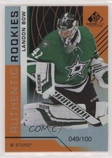 2018-19 SP Game Used Authentic Rookies Orange Rainbow 49/100 Landon Bow #123 9hi