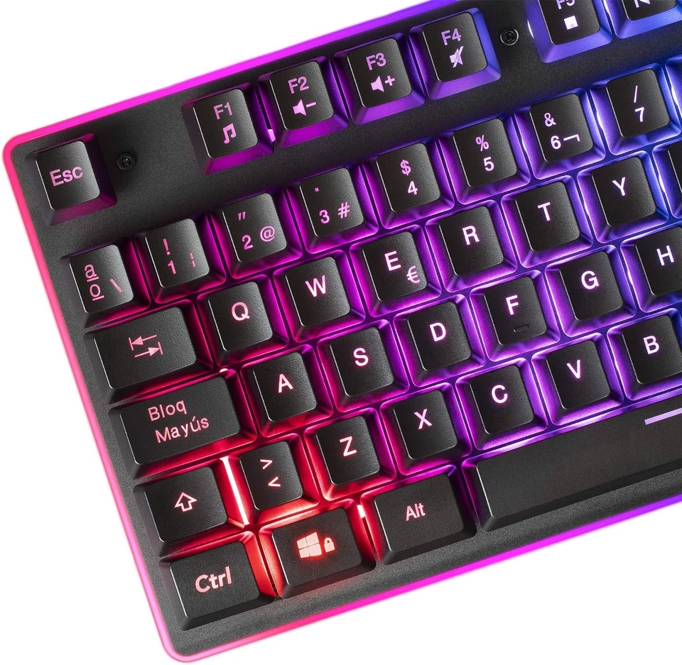 Mars Gaming MK320ES, Gaming Keyboard H-Mech, 13 Modes RGB & Halo, Cushioned Wris - Image 3 of 4