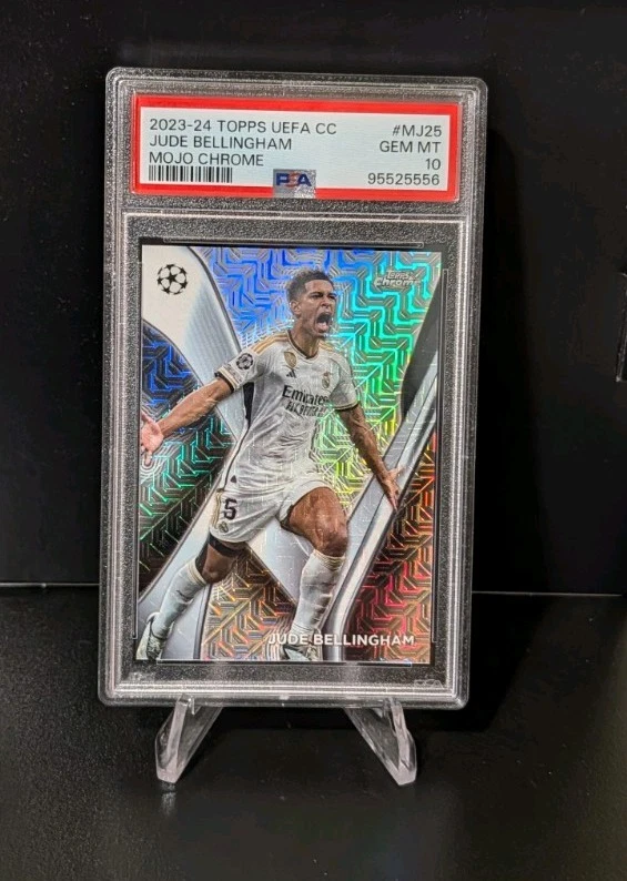 2023-24 Topps UEFA CC Mojo Chrome Jude Bellingham PSA 10 Case Hit 