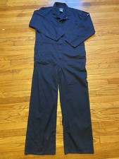 Bulwark FR Flame Resistant 2112 Coveralls Mens 44-RG Blue Workwear CAT 2
